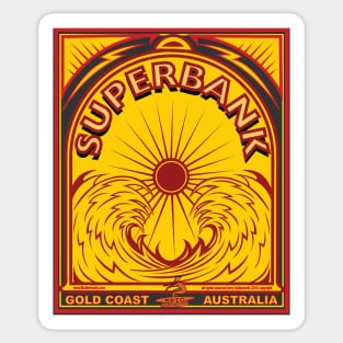 SUPERBANK GOLD COAST AUSTRALIA SURFING Sticker